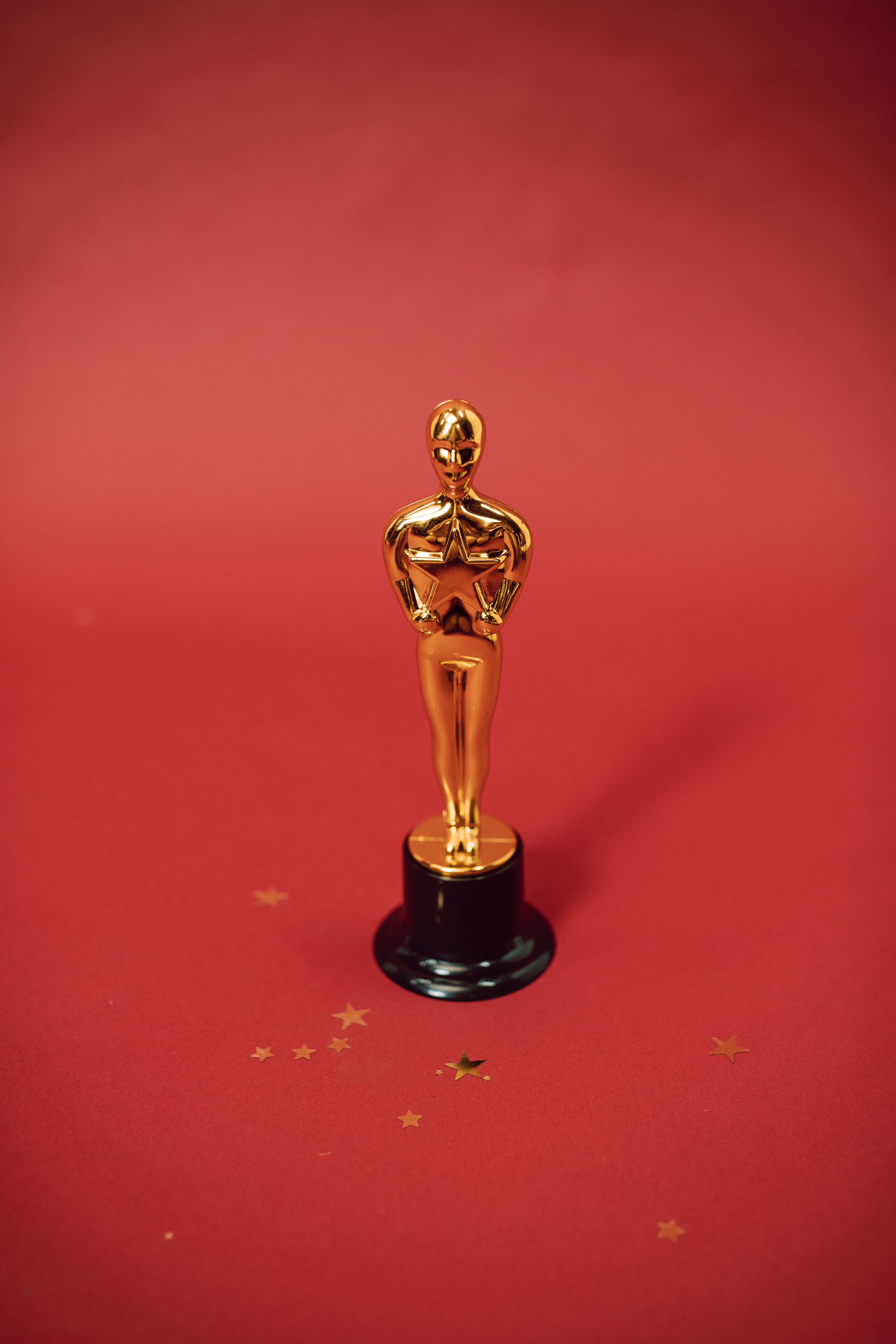 Award statuette representing accolades and recognition.
