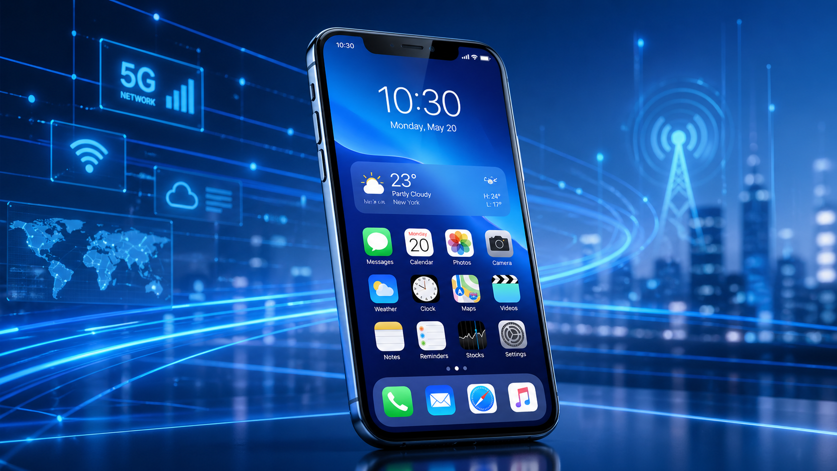 Mobile phone illustration representing direct calls.